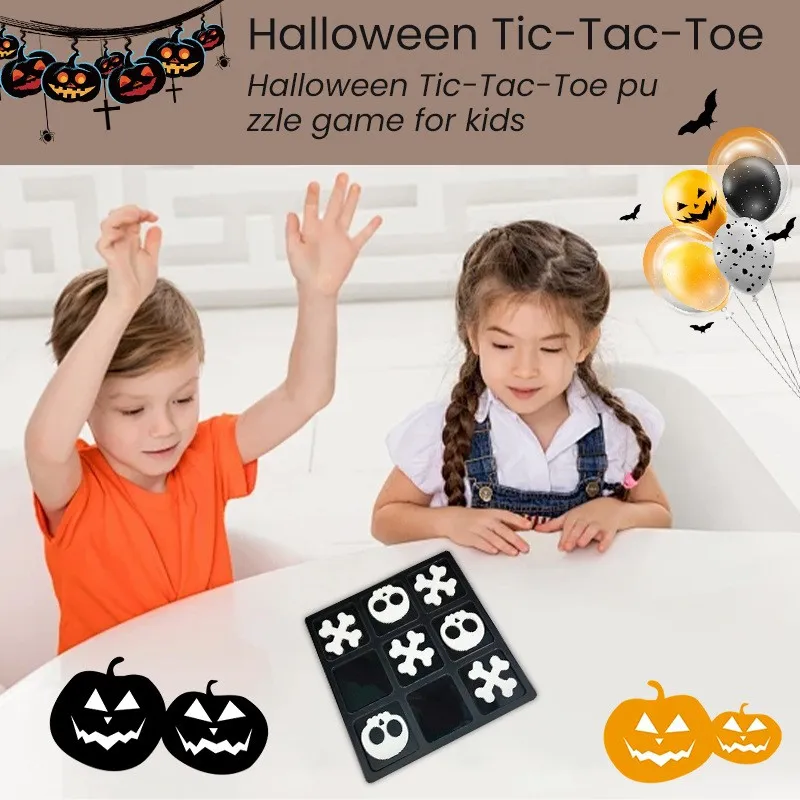 Drewniane puzzle Zabawki Halloween Gry planszowe Śliczne czaszki i rodzinne gry planszowe dla dzieci i dorosłych Suministros Para Fiestas Twice