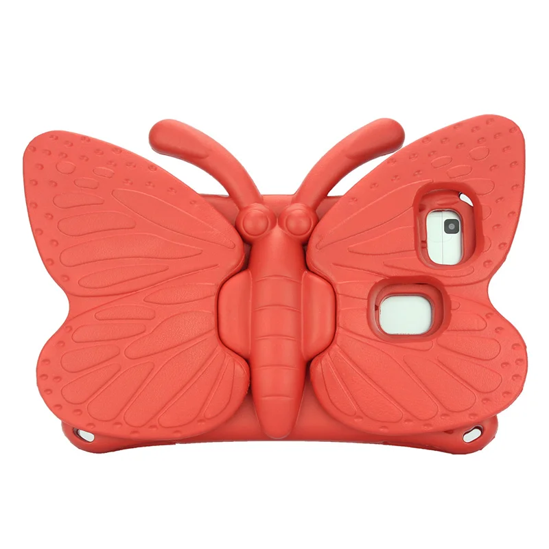 Kids Case for Samsung Galaxy TabE A 4 8.0 Butterfly Design EVA Cover With Kickstand Tablet Shell Shockproof Protective Cases