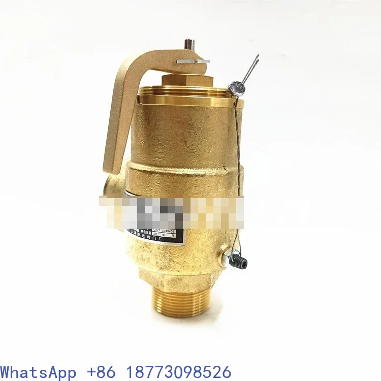 

A28HP-16T/25T Shanghai Yuejin Valve Factory, полностью подъемный медный воздушный компрессор, воздушный предохранительный клапан DN32 40