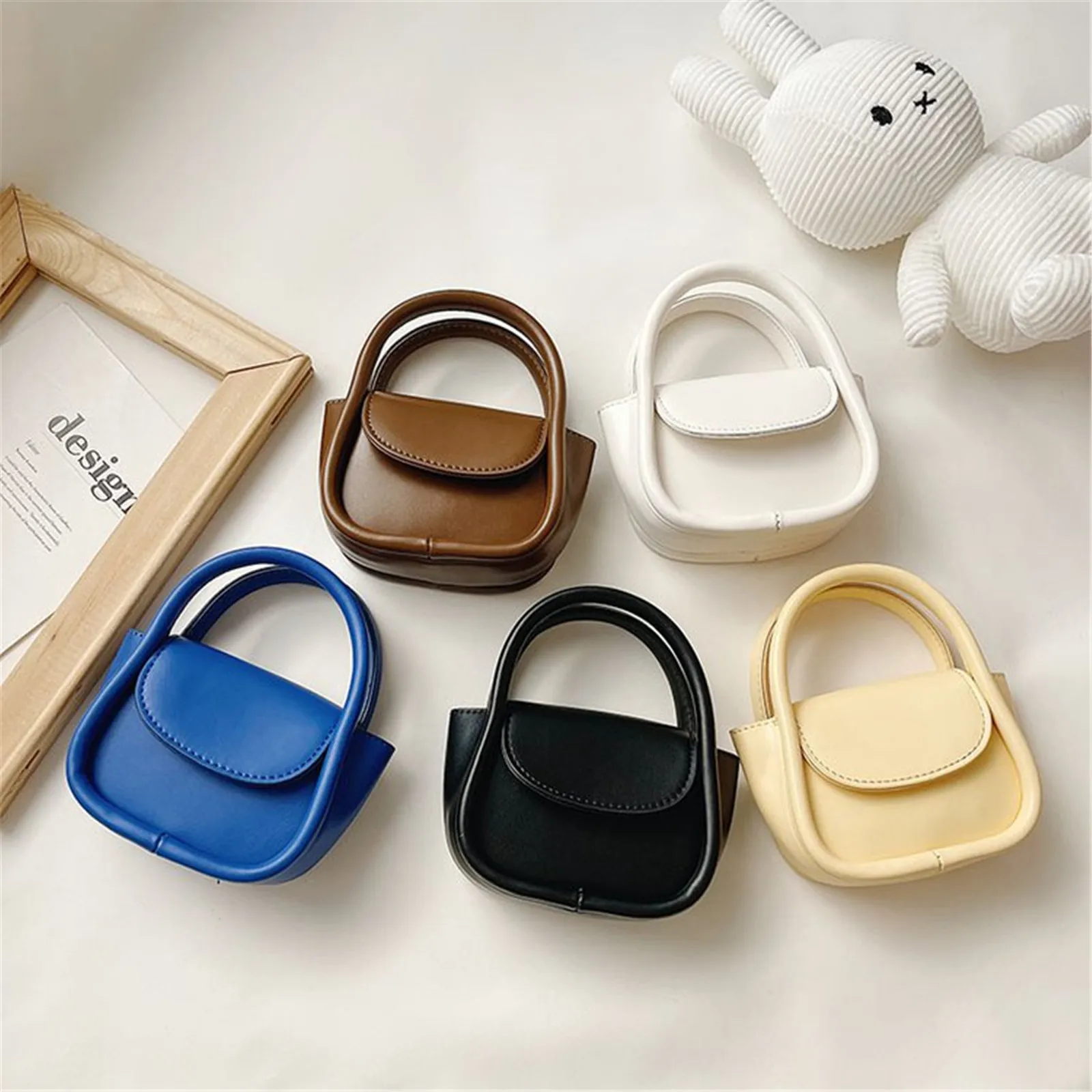 Mini Shoulder Bags Cross Body Bags Pu Leather Small Storage Bags Fashion Designer Handbag Earphone Lipstick Bag