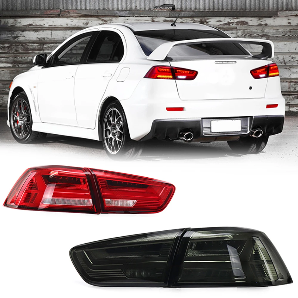 Hot LED Tail Lights For Mitsubishi Lancer-ex 08-21 New Style Full Led DRL Car Taillights Assembly Signal Accessories