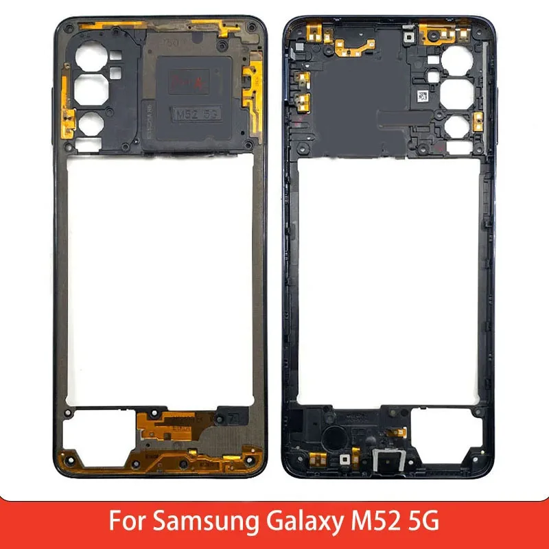 Phone Housing Middle Frame for Samsung Galaxy M52 5G Middle Frame Replacement Spare Parts
