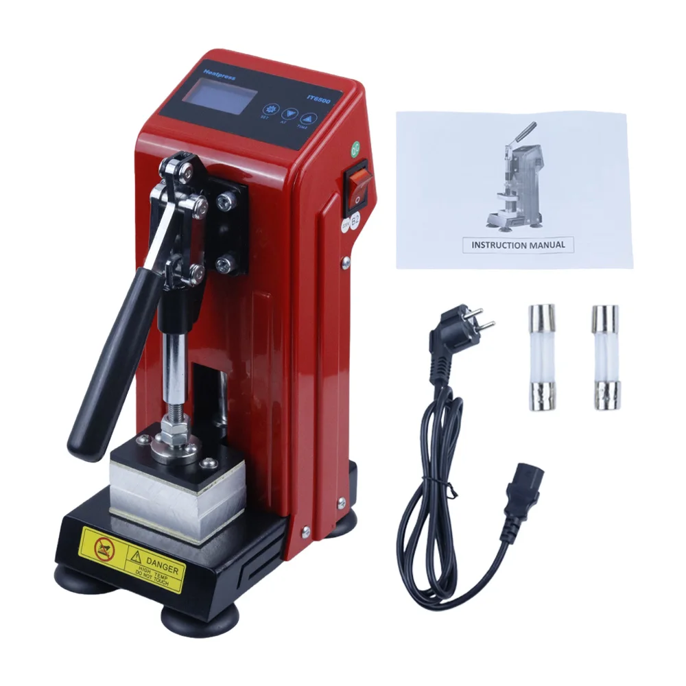 2026 CH2034 Hot Rosin Press Machine Small 5*7cm/6*12cm Top And Bottom Heating Rosin Press Machine Portable Rosin Machine 110v /