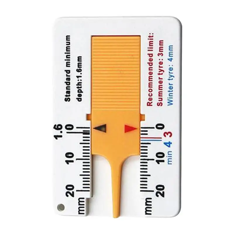 

Tyre Depth Gauge 0-20 Mm Tyre Gauge Tire Tread Depth Accurate Measurement Tool Portable Handheld Gauge For Motorbike Car Truck