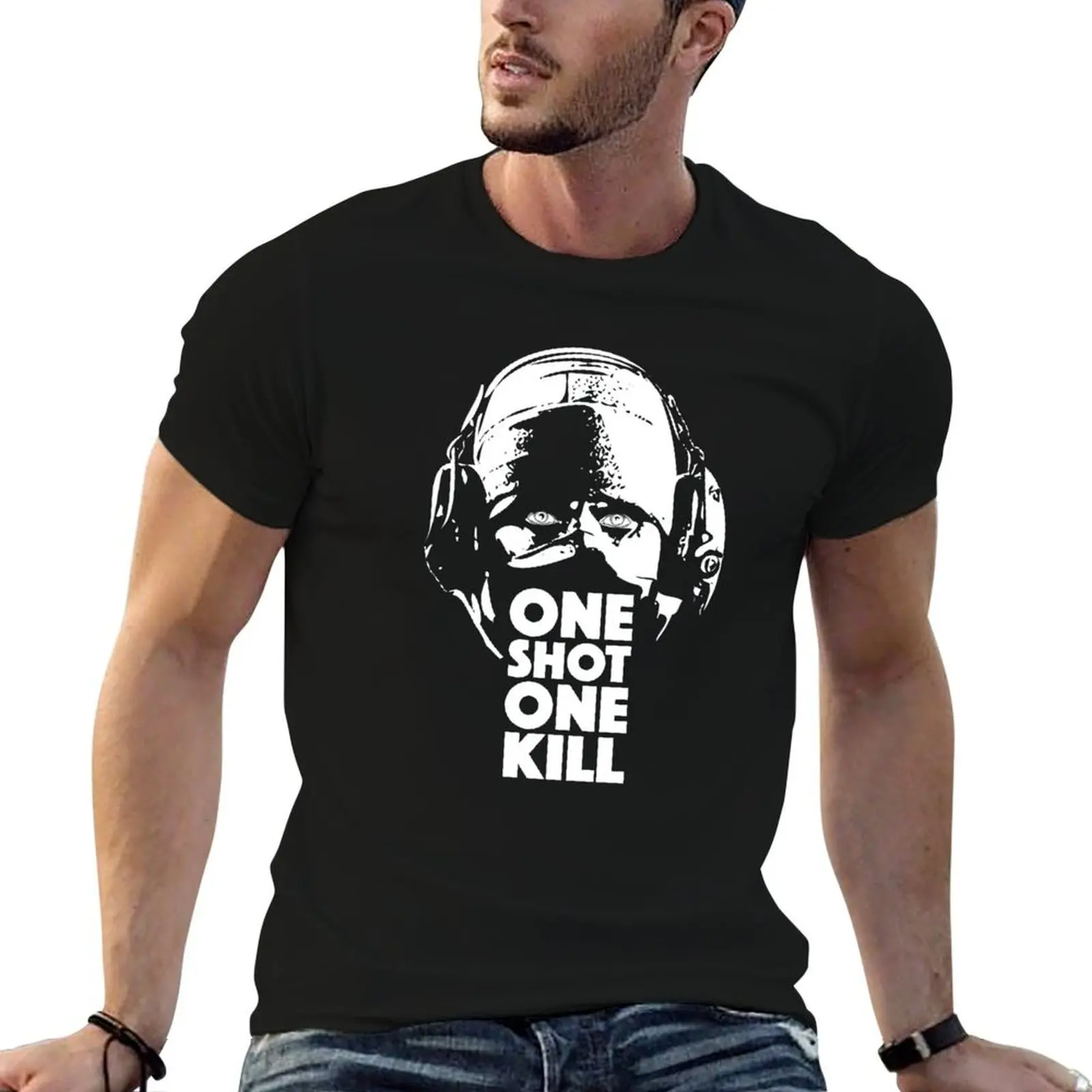 

Glaz: One Shot One Kill T-Shirt t shirt man designer essential t shirt T-Shirt