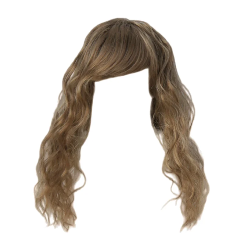 

JD041 All Sizes Long Wave BJD Syntheitc Mohair Wig From Size 3-4inch to 9-10inch Tiny OB11 YOSD MSD SD Doll Hair Accessories