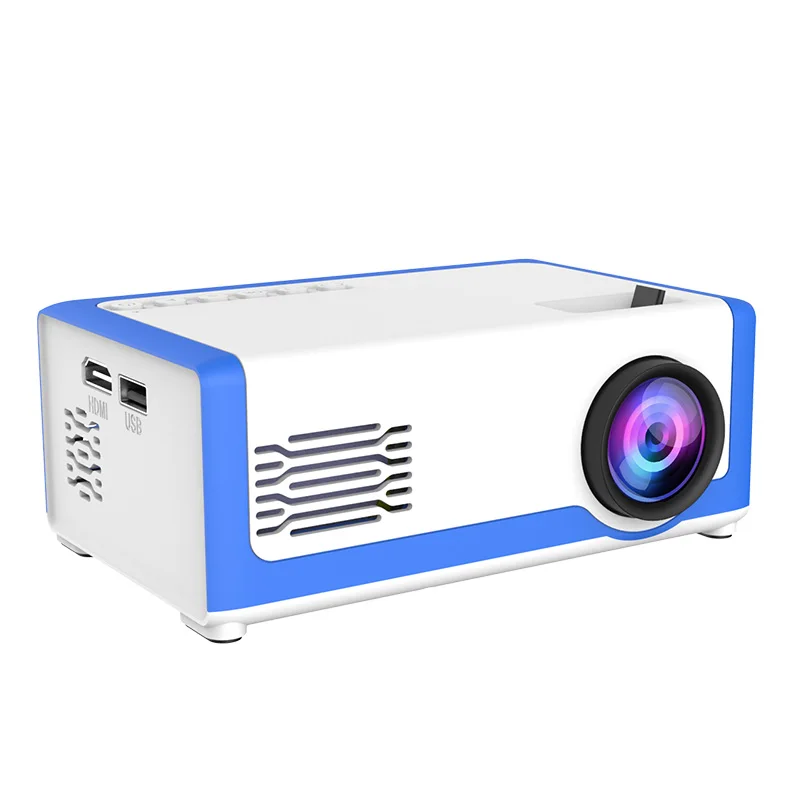 M1 جهاز عرض صغير محمول 30 Ansi 320X240P المسرح المنزلي أفلام خارجية لعب الأطفال هدايا الهالوين LED جهاز عرض صغير