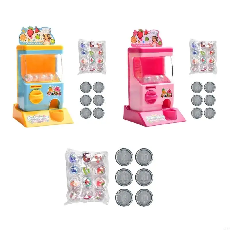C5AF Mini Capsules Dispenser Fun Party Game for Children Girls Vending Machine