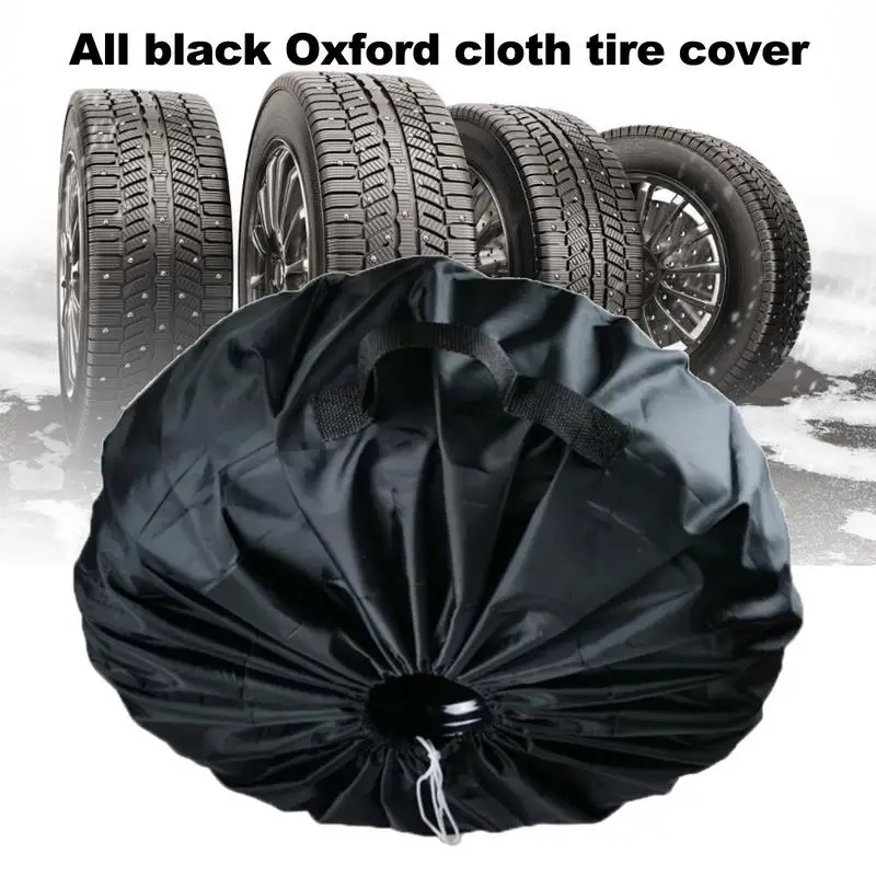 Spare Tire Cover Rv Cover For Protect Wheel Rims With Handle For Easy Lifting Full Coverage From Water Snow Sunlight And Dust