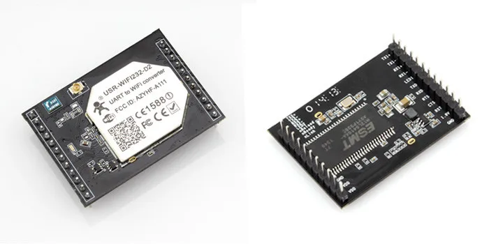 USR-D2 2 LANs Serial UART TTL to Wifi Converter Support at + Instruction Set for Configuration
