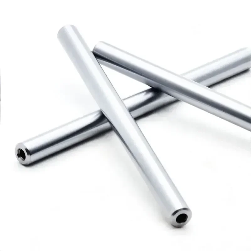 2PCS linear shaft Length100-1000mm OD8/10/12/16/20/25mm with two ends of M4/M5/M6/M8 thread hole depth of 8-16mm Chromed Harden
