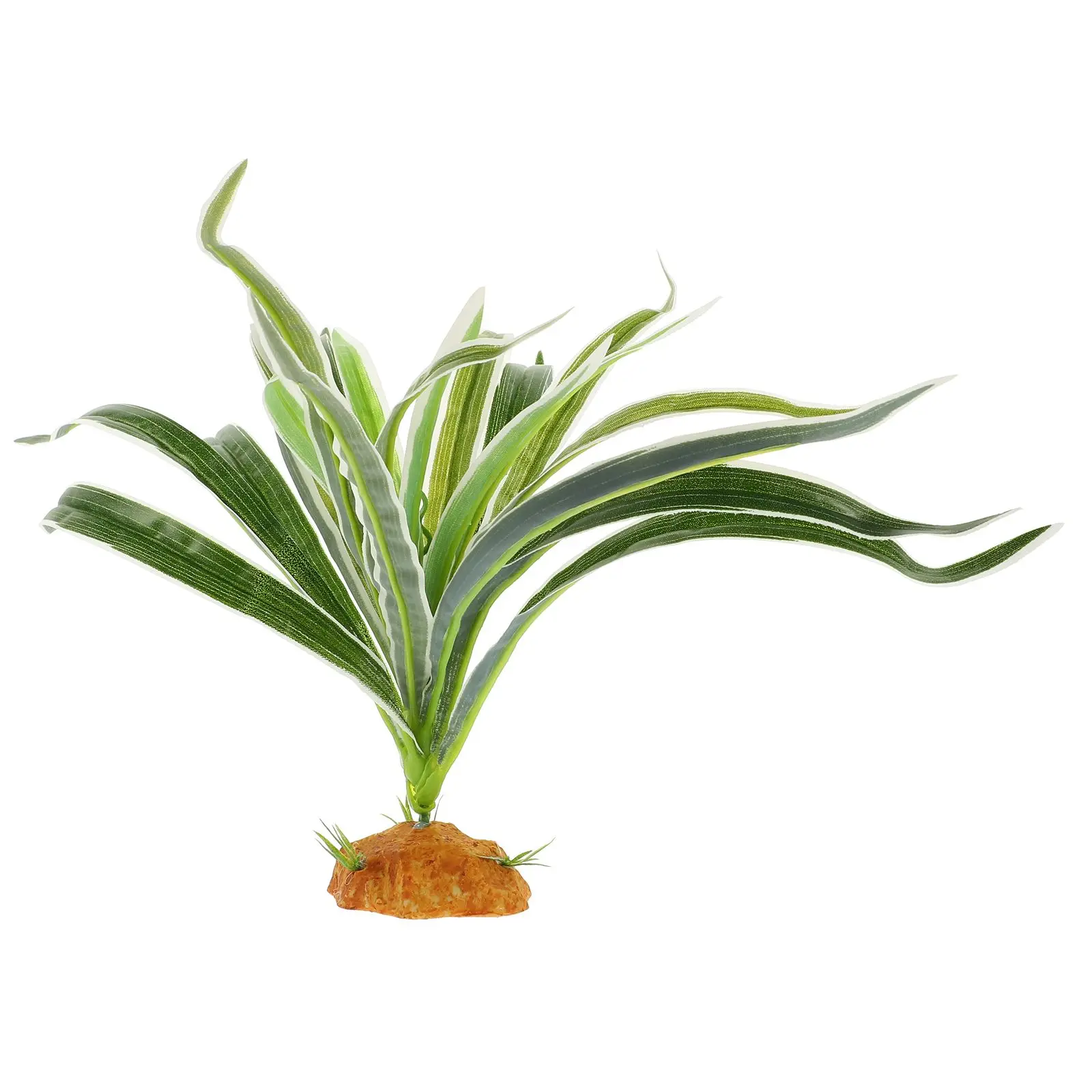 

The Animal Bearded Dragon Tank Accessories Fish Aquarium Reptile Decor Plant Container Artificial Plants