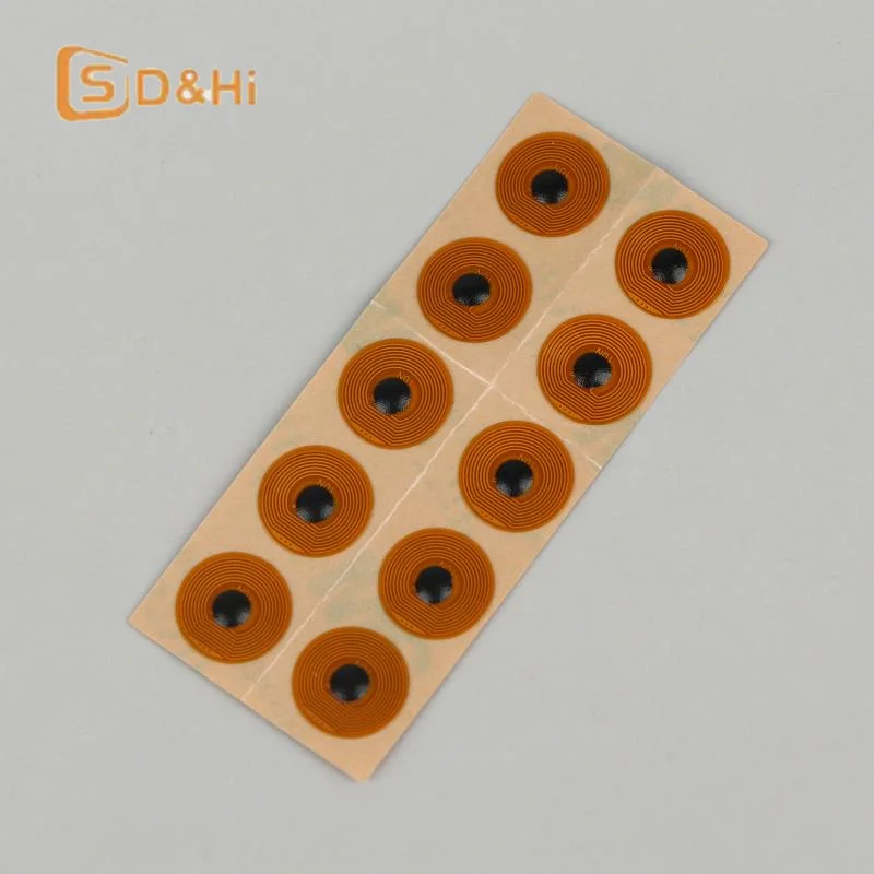 

5/10Pcs 10MM Diameter High Temperature RFID NFC FPC Tags NXP NFC213 Mini Cards 13.56MHz Anti-Fake Anti-Metal Passive RF Card