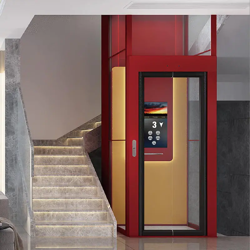 Hydraulic Lift for 2 Person 200kg 2 Stops 0.3m S Compact Footprint Customized for Small Apartment Loft  High Quality Sale