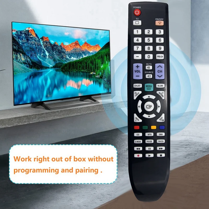 1 stück BN59-00673A fernbedienung schwarz kunststoff für samsung tv hl50a650 hl50a650c1 hl50a650c1f hl50a650c1fxza hl56a650 hl50a650c1fxzc