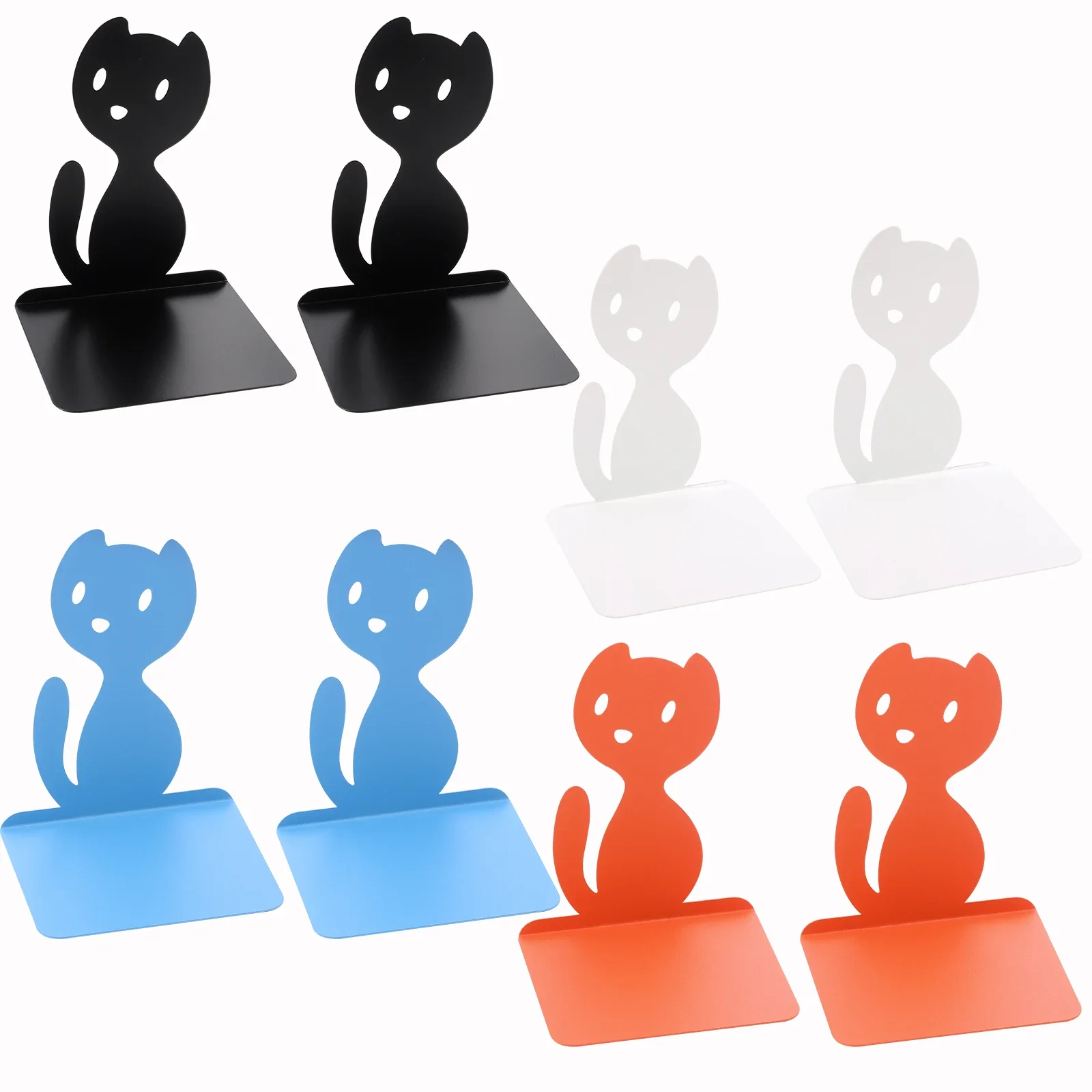 

1Pair Hollow Geometric Irregularity Bookmark Fashion Room Office Desk Decorate Retractable Creative Book Holder Book Supplies