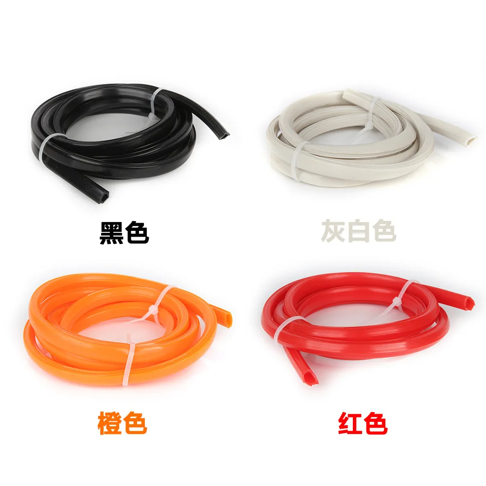 3D Printer Accessories 20 Aluminum Profile Flat Seal Soft Rubber Strip PVC Slot 6mm Decorative Seal Port Pressure DIY