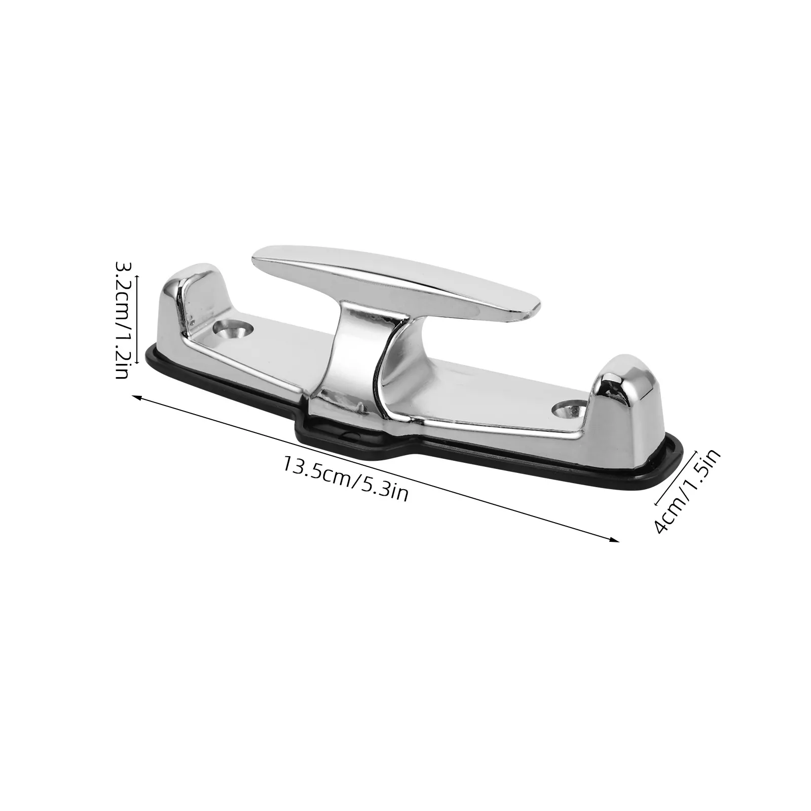 2Pcs Heavy Duty Rear Tow Hook Thickened Car Trailer Towing Hook Vehicle Replacement Part Sturdy Metal Towing Supply