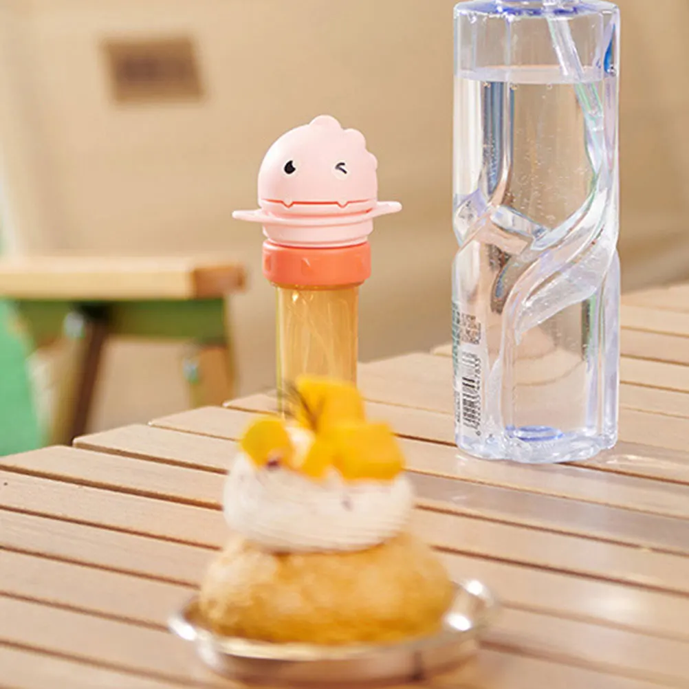 

2Pcs Dinosaur Straw Lid AntiChoke Baby Bottle Cap Cartoon Drinking Accessory For Kids Water Bottles Practical Bottle Cover