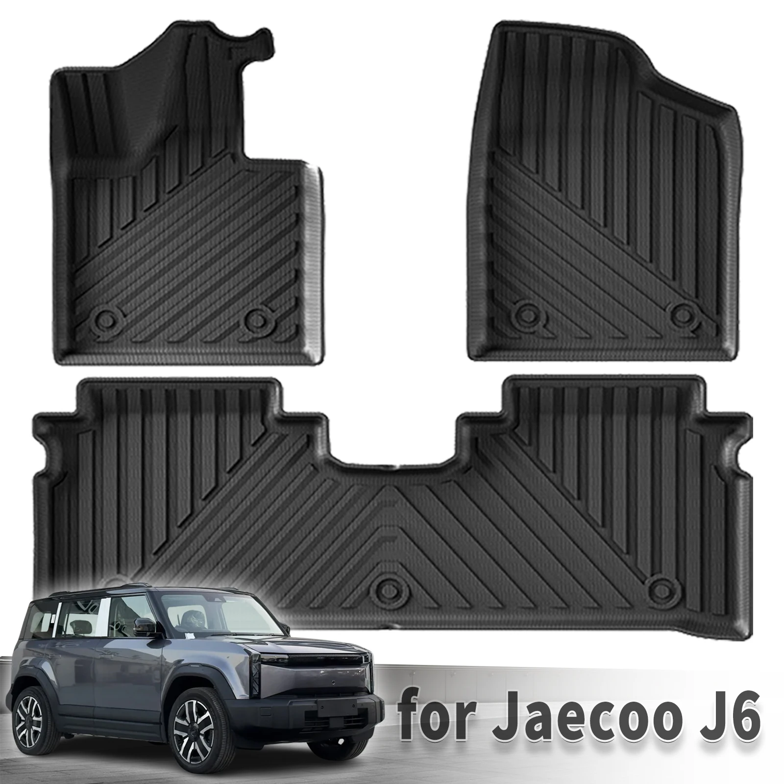 

Durable Weatherproof TPE Car Floor mats Liners for Chery iCAR 03 Jaecoo 6 2024 2025 2026 Non-Slip Design Easy Clean Accessories