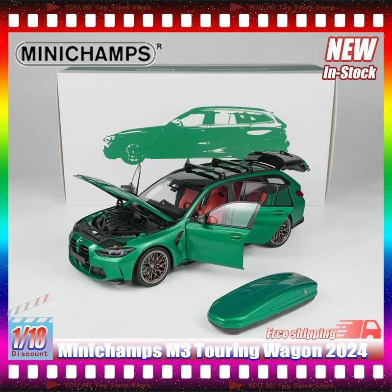 

1:18 Minichamps M3 Touring Wagon 2024, имитация сплава, миниатюрная литая модель автомобиля, индивидуальные детские игрушки, подарки, украшения