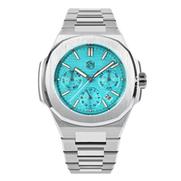 San Martin Men Automatic Watch 43mm Mechanical Wristwatch BGW-9 Luminous 10ATM Waterproof Sapphire Miyota 9120