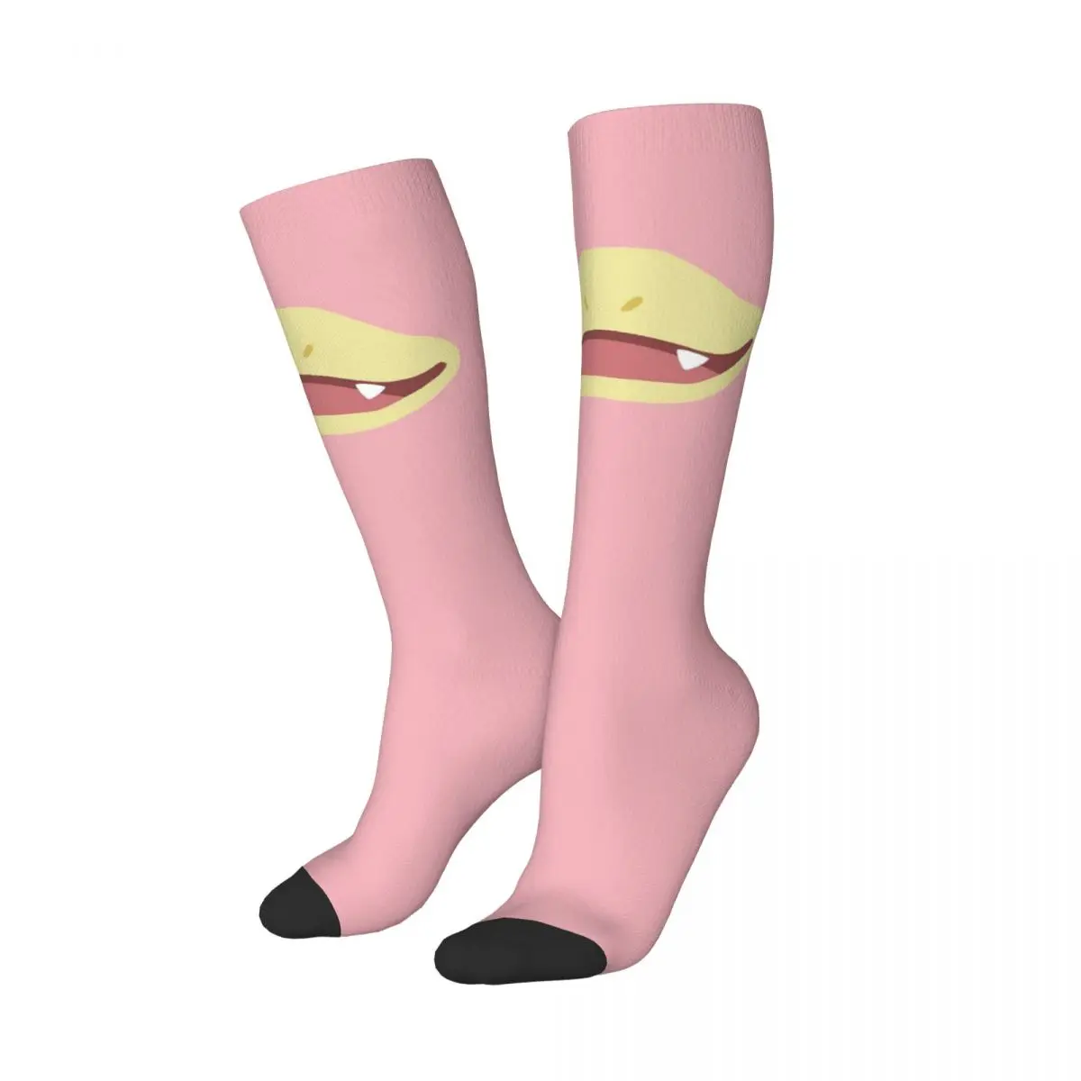 

Slowpoke Poke Maniac Mouth Socks Harajuku High Quality Stockings All Season Long Socks Accessories for Unisex Birthday Present