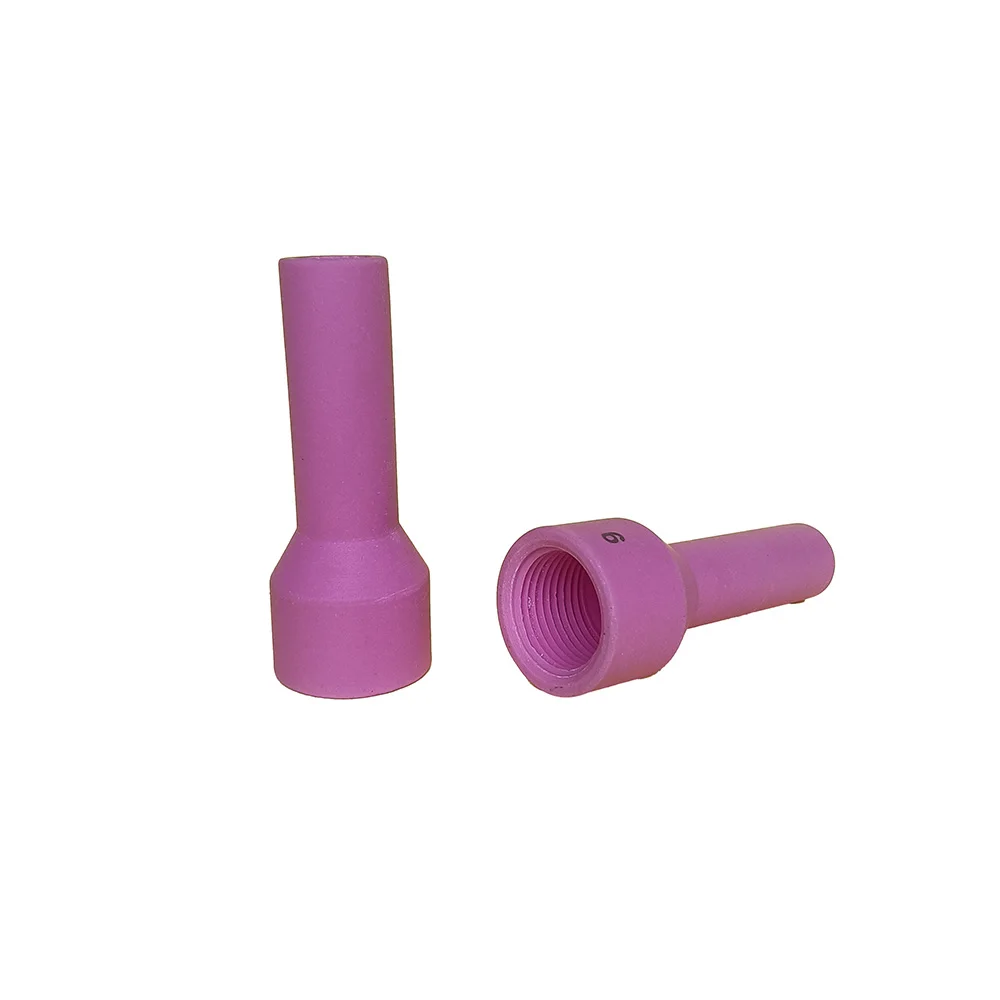 10pcs Long Alumina Shield for TIG Welding WP-10 WP-12 W500 Ceramic Gas Nozzle Cup 14N68L 14N69L 14N70L 14N71L 14N72L