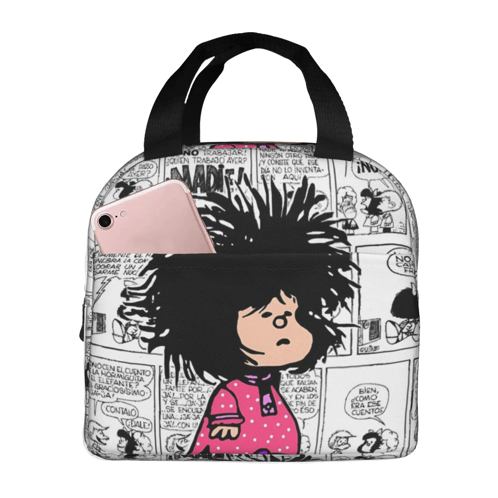 m-mafaldas-bolsas-termicas-isoladas-para-mulheres-argentina-cartoon-cooler-portatil-termico-bento-box-para-acampamento-ao-ar-livre-e-viagens