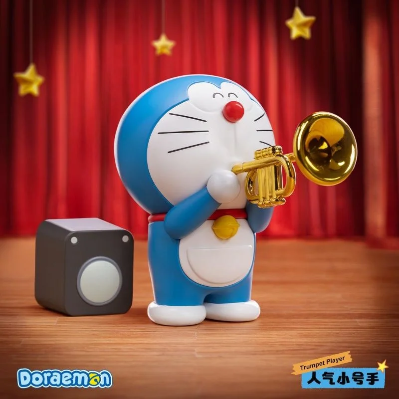 Echt 52 Speelgoed Doraemon Blinde Doos Concert Robot Kat Pop Meisje Speelgoed Figuur Ornament Verjaardagscadeau Speelgoed