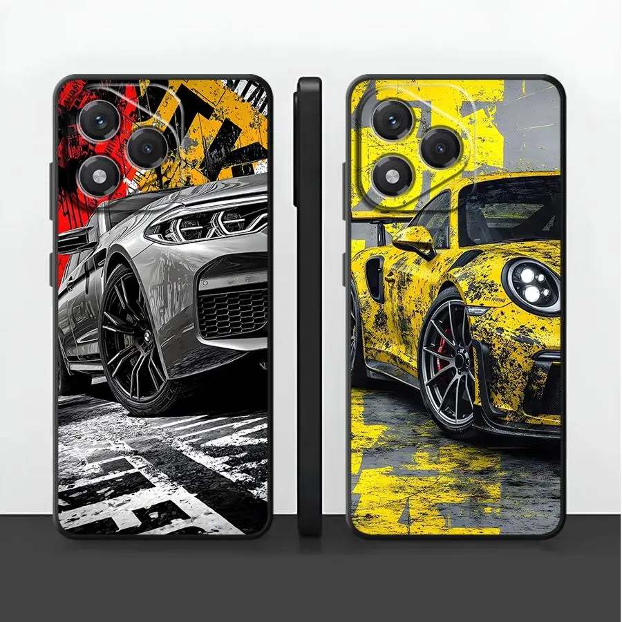 Funda Phone Cover Case for Huawei P20 Lite 2018 P20 P40 Lite P30 P20 Pro P Smart 2019 JDM Sport Car