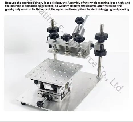 230x300CM Manual High-precision Screen Printing Table Machine SMT Solder Paste, Hand Printing Table Screen Printing Machine