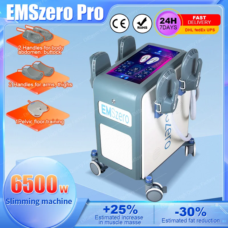 6500W  EMSzero Portable Home Use Weight Loss And EMS Muscle Building Electromagnetic Sculpt Machine