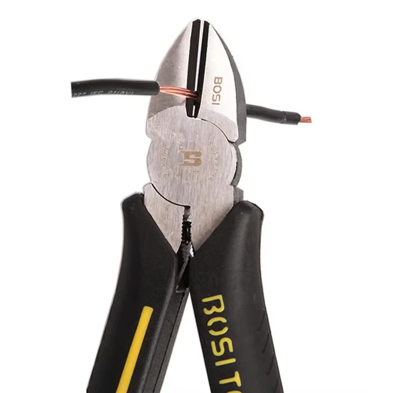 BOSI 6 Electrician Diagonal Cutting Plier Wire Stripper