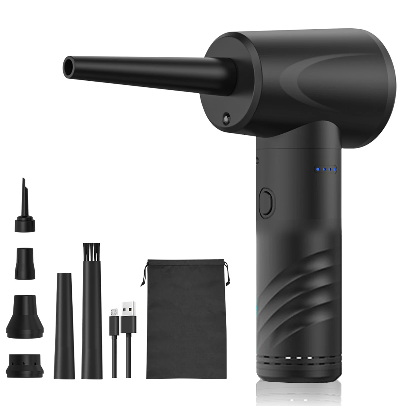 

Электрический беспроводной пылесос высокой мощности с 3-мя настройками скорости для очистки клавиатуры компьютера Перезаряжаемый пылесборник