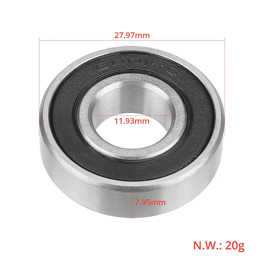 6001RS High Speed Precision Bearing for Xiaomi M365 Pro 1S for Ninebot G30 All Electric Scooter Rear Wheel Hub Ball Bearings