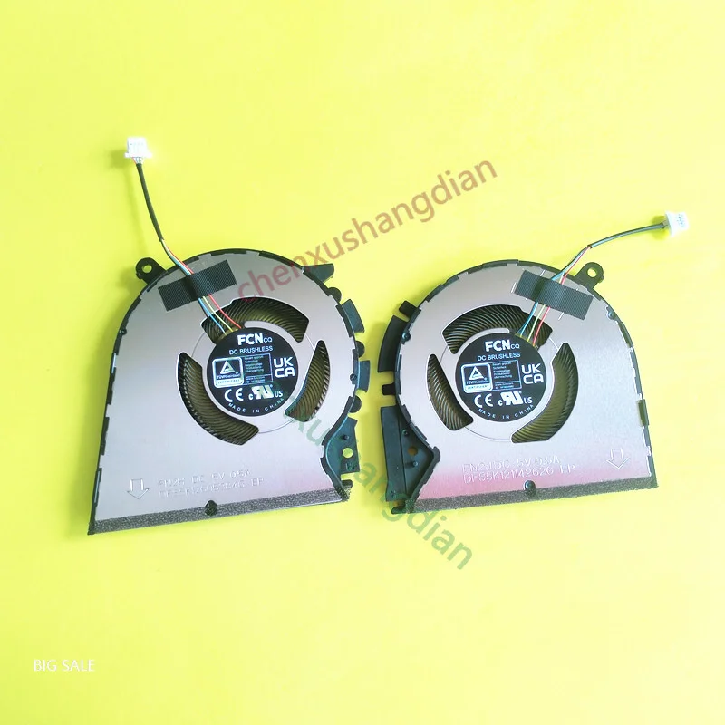 FOR ASUS Dreadnought Pro14 M3400Q M3401Q K3400P M7400Q X7400P CPU Graphics Fan