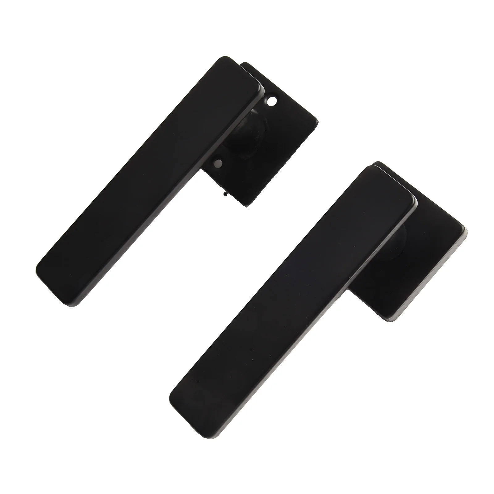 

For Bedroom Interior Door Handle Lock Black Door Lock Reliable Security Easy Installation High-quality Materials
