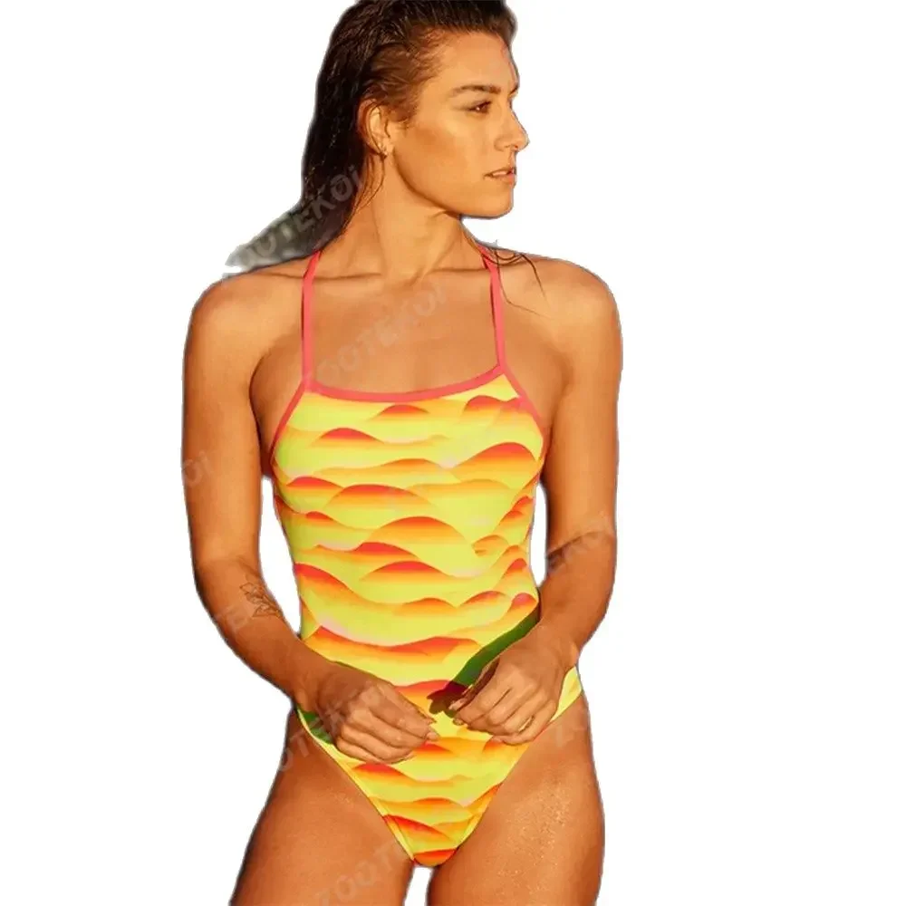 Funkita Female Swimsuit Bikini Sexy One-piece Comfortable Set Swimwear Functional Training Swimsuit Open Water Swimming Clothing