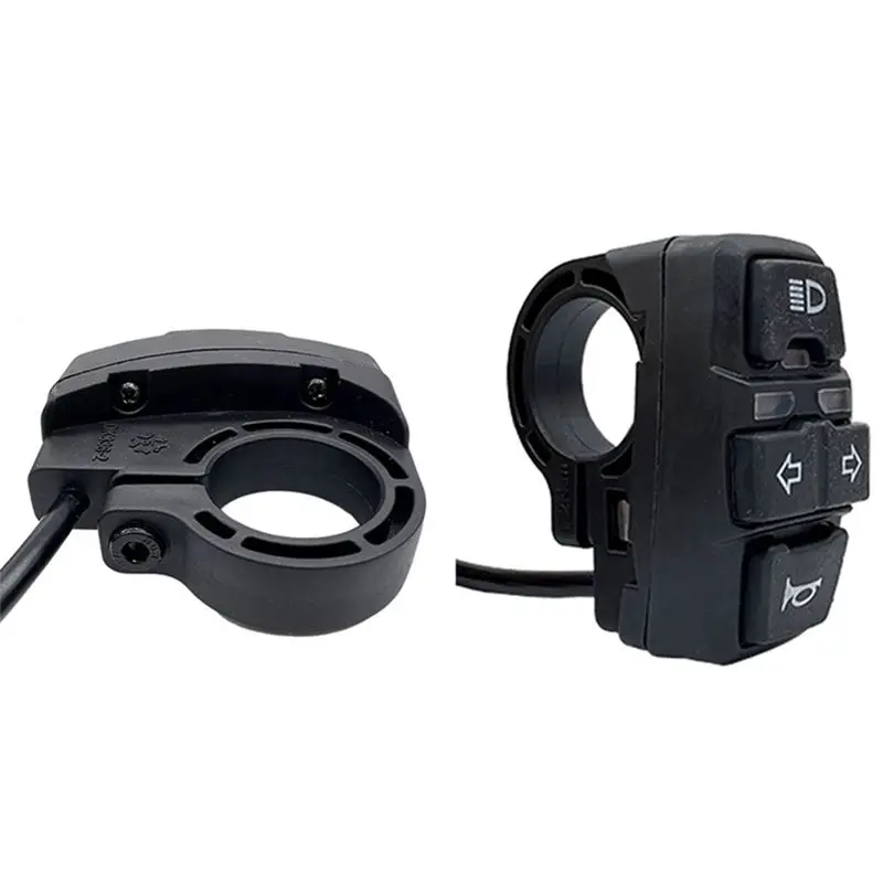 A69P-Bicycle Lithium Battery Modification Replacement DK336 Three-In-One Switch 36V48V Horn Headlight Turn Switch