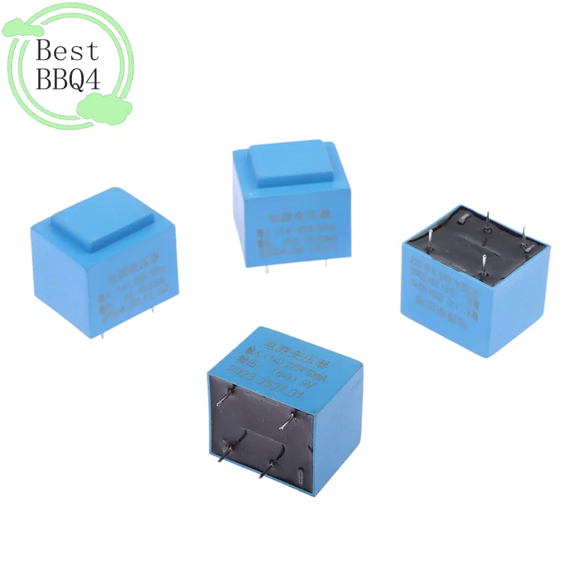 (BBQ4)0.5W 220V To 12V Power Mini Sealed Type Plug In PCB Board 4 Pin Waterproof Encapsulated Transformer