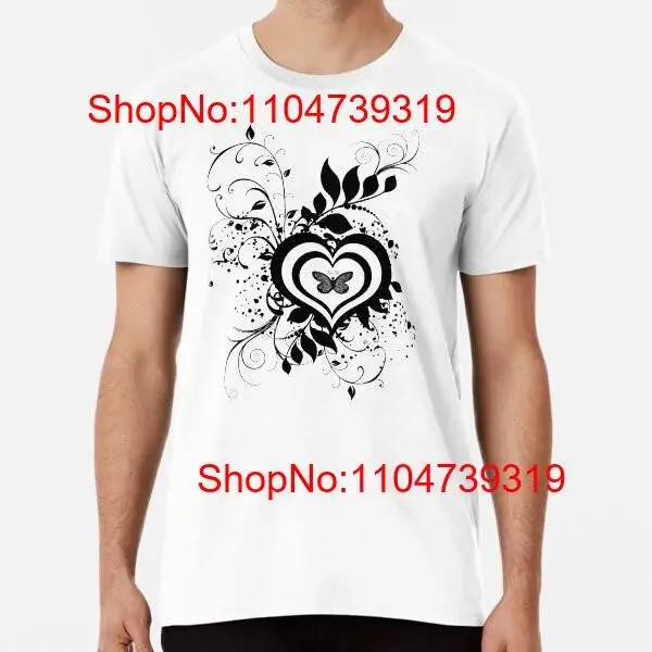 

Футболка A Magical Black Heart от S до 5XL Made in the AU USA, винтажная стираная модная повседневная мужская уличная дизайнерская одежда Мягкая