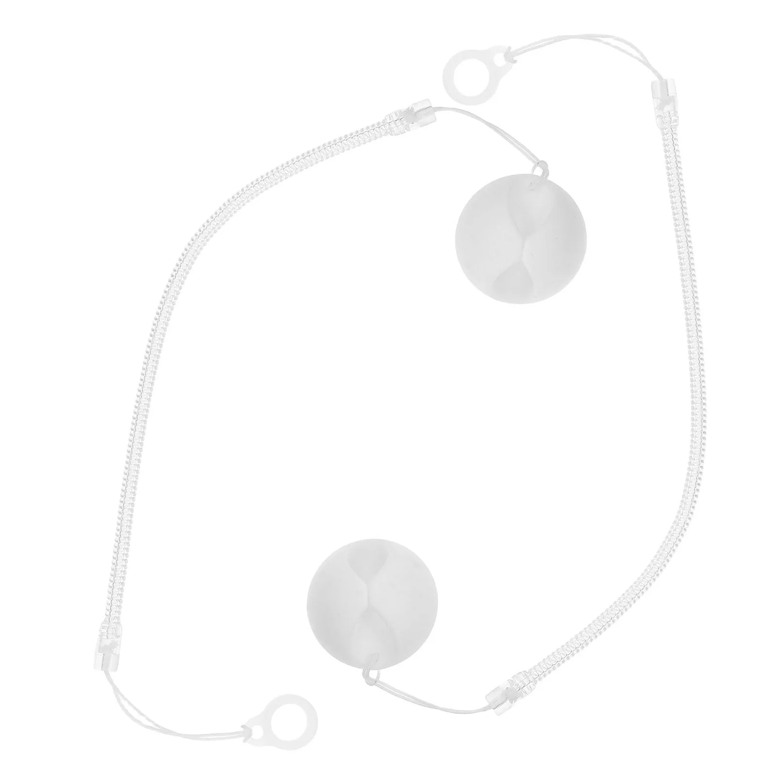 

2Pcs Pen Chain Silicone Ring Theft Resistant Tether for Reception Bank Counter 40Cm Fixed Pen Organizer Mount