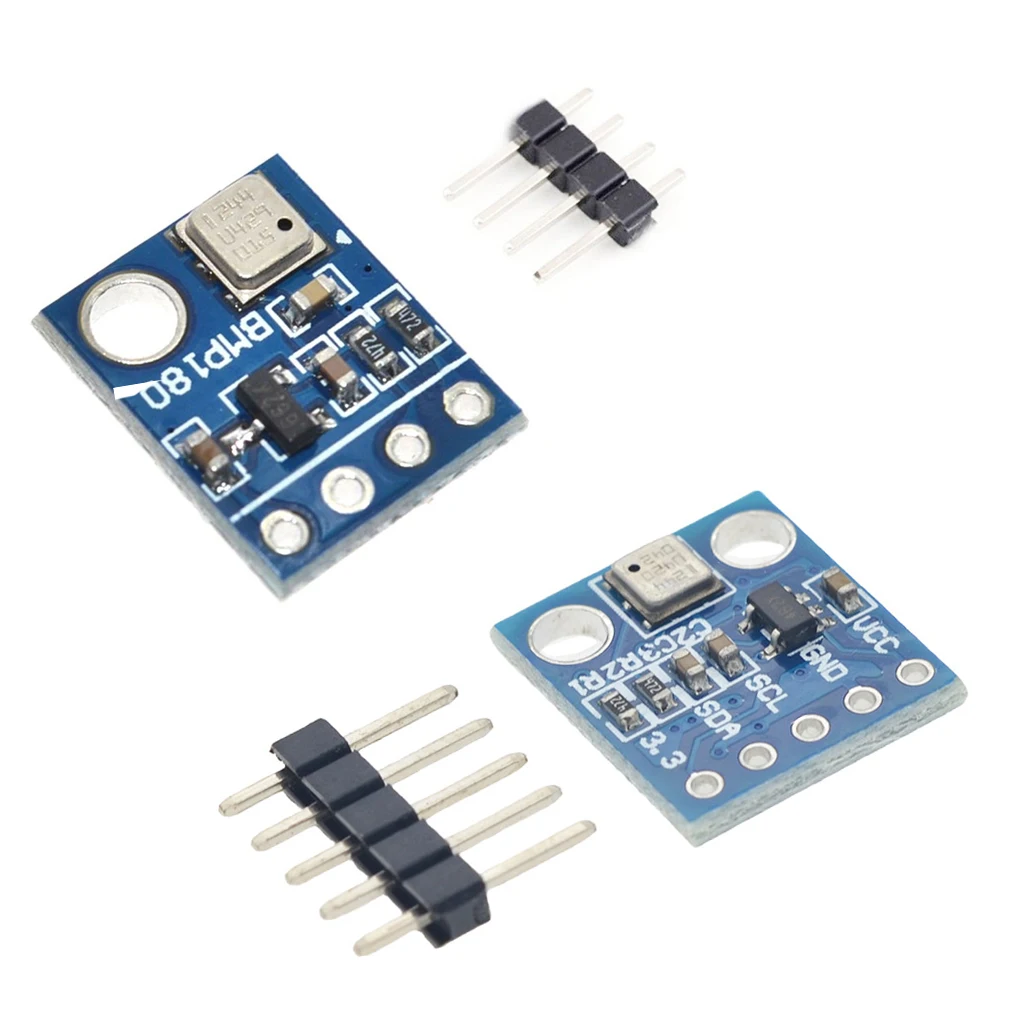 GY-68 BMP180 High-Precision Digital Pressure and Temperature Sensor Module compatible with BMP085 for Arduino ESP32