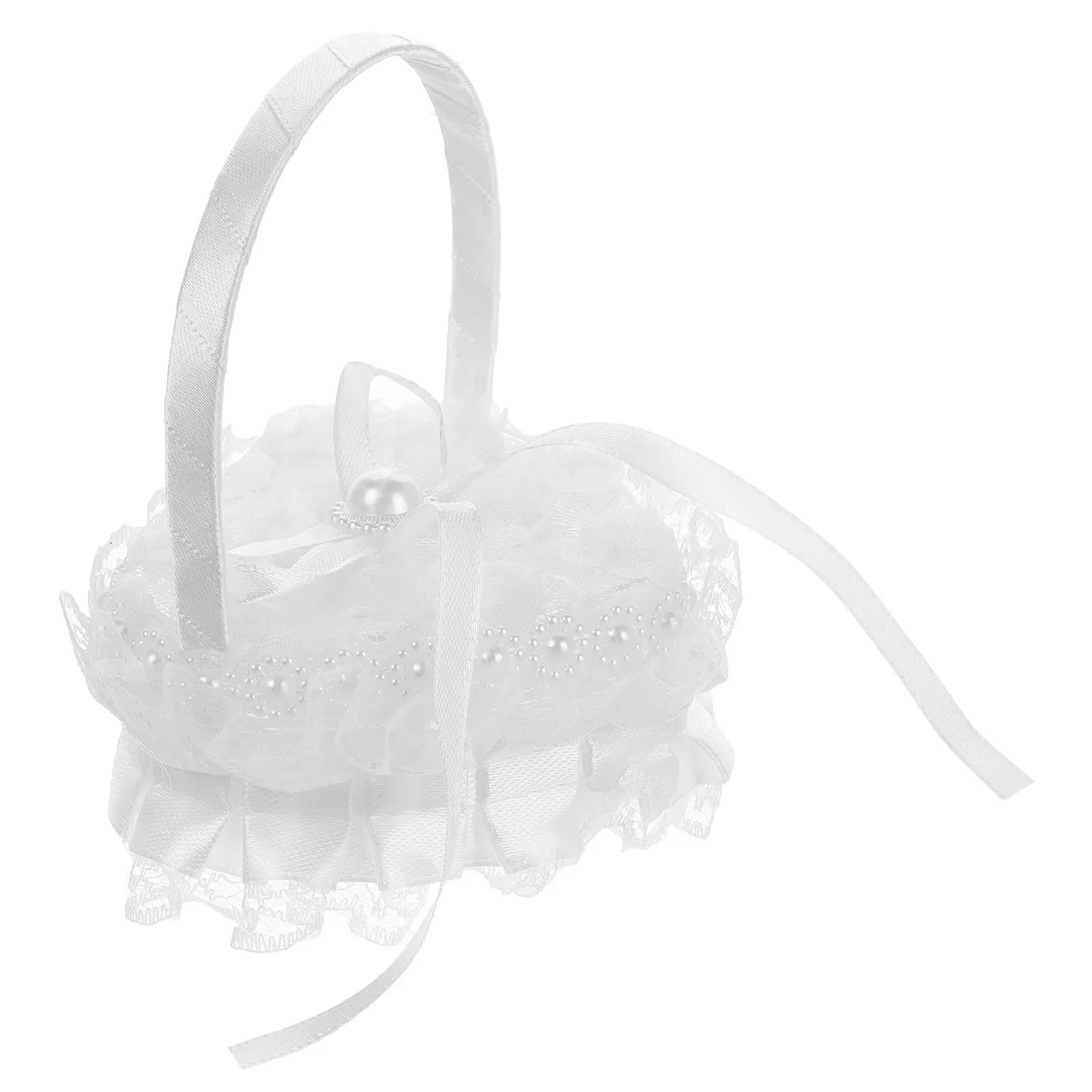 Almohadilla para anillos con forma de corazón, diseño delicado, cojín para bodas, almohadilla para el anfitrión de los anillos, ideal para pedidas de mano, compromisos y decoración de bodas.