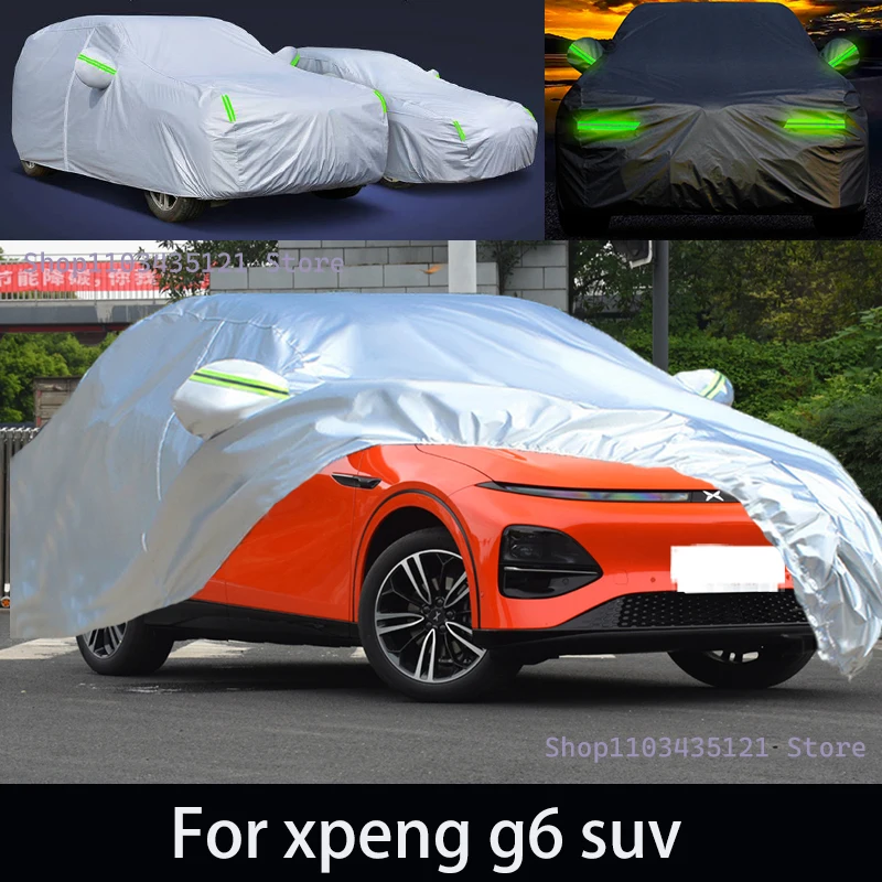 

For xpeng g6 suv Outdoor Protection Full Car Covers Snow Cover Sunshade Waterproof Dustproof Exterior Car accessories