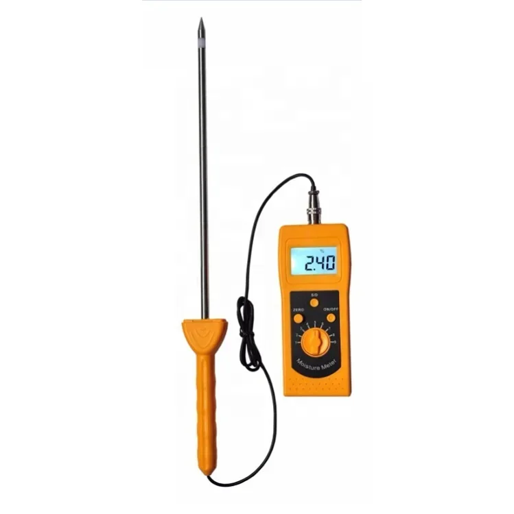 High-Frequency Moisture Meter DM400  With 300mm Long Probe for Soil Silver Sand Chemical Combination Powder Coal Powder