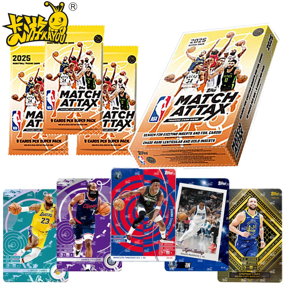 

New KAYOU Genuine NBA Collection Card Basketball Fans Like Sports Player High Quality Character Card Encouraging Children's Gift