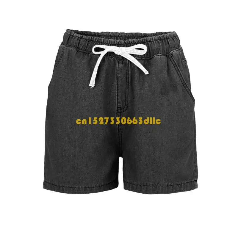 

Jean Shorts Womens Drawstring Stretchy Casual Loose Elastic Pull On Shorts 124A