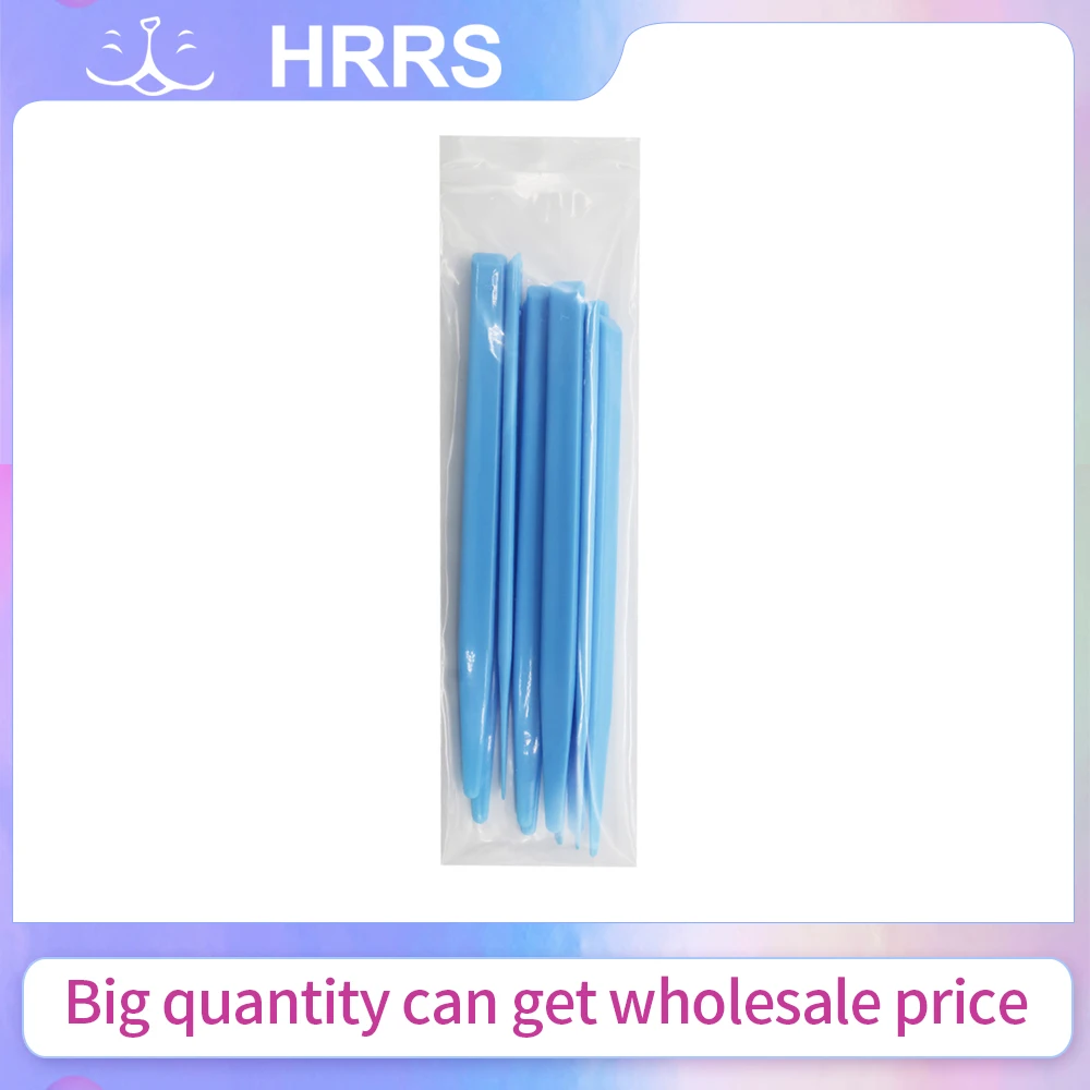 10pcs Dental Mixing Spatula Disposable Plastic Cement Powder Plaster Knife Dental Lab Impression Material Dentist Tool